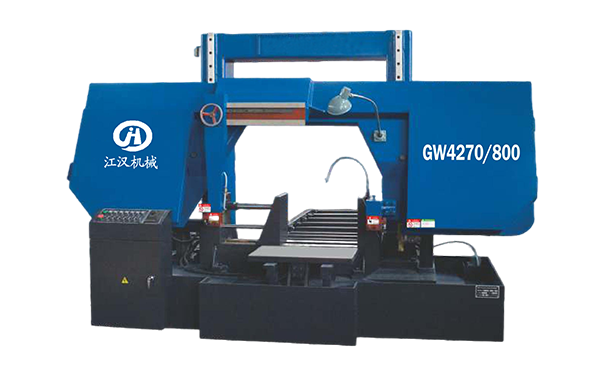 横沥镇GW4270/800双柱龙门卧式带锯床